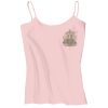 Juniors 1x1 Rib Spaghetti Strap Tank Thumbnail