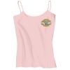 Juniors 1x1 Rib Spaghetti Strap Tank Thumbnail