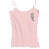 Juniors 1x1 Rib Spaghetti Strap Tank Thumbnail