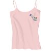 Juniors 1x1 Rib Spaghetti Strap Tank Thumbnail