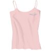 Juniors 1x1 Rib Spaghetti Strap Tank Thumbnail