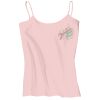 Juniors 1x1 Rib Spaghetti Strap Tank Thumbnail