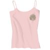 Juniors 1x1 Rib Spaghetti Strap Tank Thumbnail