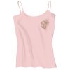 Juniors 1x1 Rib Spaghetti Strap Tank Thumbnail