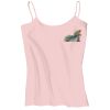 Juniors 1x1 Rib Spaghetti Strap Tank Thumbnail