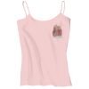 Juniors 1x1 Rib Spaghetti Strap Tank Thumbnail