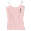 Juniors 1x1 Rib Spaghetti Strap Tank Thumbnail
