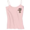 Juniors 1x1 Rib Spaghetti Strap Tank Thumbnail