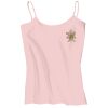 Juniors 1x1 Rib Spaghetti Strap Tank Thumbnail