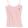 Juniors 1x1 Rib Spaghetti Strap Tank Thumbnail
