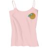 Juniors 1x1 Rib Spaghetti Strap Tank Thumbnail
