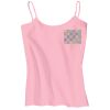 Juniors 1x1 Rib Spaghetti Strap Tank Thumbnail
