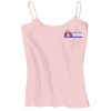Juniors 1x1 Rib Spaghetti Strap Tank Thumbnail