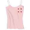 Juniors 1x1 Rib Spaghetti Strap Tank Thumbnail