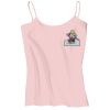 Juniors 1x1 Rib Spaghetti Strap Tank Thumbnail