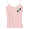 Juniors 1x1 Rib Spaghetti Strap Tank Thumbnail