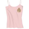 Juniors 1x1 Rib Spaghetti Strap Tank Thumbnail