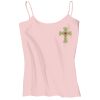 Juniors 1x1 Rib Spaghetti Strap Tank Thumbnail