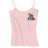 Juniors 1x1 Rib Spaghetti Strap Tank Thumbnail