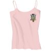 Juniors 1x1 Rib Spaghetti Strap Tank Thumbnail