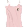 Juniors 1x1 Rib Spaghetti Strap Tank Thumbnail