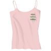 Juniors 1x1 Rib Spaghetti Strap Tank Thumbnail