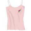 Juniors 1x1 Rib Spaghetti Strap Tank Thumbnail