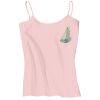 Juniors 1x1 Rib Spaghetti Strap Tank Thumbnail
