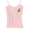 Juniors 1x1 Rib Spaghetti Strap Tank Thumbnail