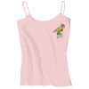 Juniors 1x1 Rib Spaghetti Strap Tank Thumbnail
