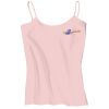 Juniors 1x1 Rib Spaghetti Strap Tank Thumbnail