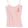 Juniors 1x1 Rib Spaghetti Strap Tank Thumbnail