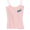 Juniors 1x1 Rib Spaghetti Strap Tank Thumbnail