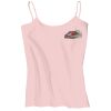 Juniors 1x1 Rib Spaghetti Strap Tank Thumbnail