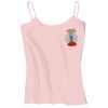 Juniors 1x1 Rib Spaghetti Strap Tank Thumbnail