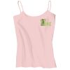 Juniors 1x1 Rib Spaghetti Strap Tank Thumbnail