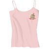 Juniors 1x1 Rib Spaghetti Strap Tank Thumbnail