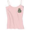 Juniors 1x1 Rib Spaghetti Strap Tank Thumbnail