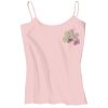 Juniors 1x1 Rib Spaghetti Strap Tank Thumbnail