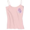 Juniors 1x1 Rib Spaghetti Strap Tank Thumbnail