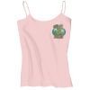 Juniors 1x1 Rib Spaghetti Strap Tank Thumbnail