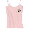 Juniors 1x1 Rib Spaghetti Strap Tank Thumbnail