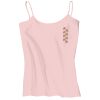 Juniors 1x1 Rib Spaghetti Strap Tank Thumbnail