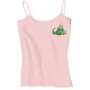 Juniors 1x1 Rib Spaghetti Strap Tank Thumbnail