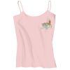 Juniors 1x1 Rib Spaghetti Strap Tank Thumbnail