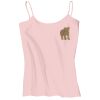 Juniors 1x1 Rib Spaghetti Strap Tank Thumbnail