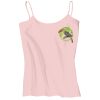 Juniors 1x1 Rib Spaghetti Strap Tank Thumbnail