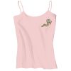 Juniors 1x1 Rib Spaghetti Strap Tank Thumbnail