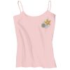 Juniors 1x1 Rib Spaghetti Strap Tank Thumbnail
