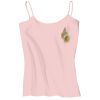 Juniors 1x1 Rib Spaghetti Strap Tank Thumbnail